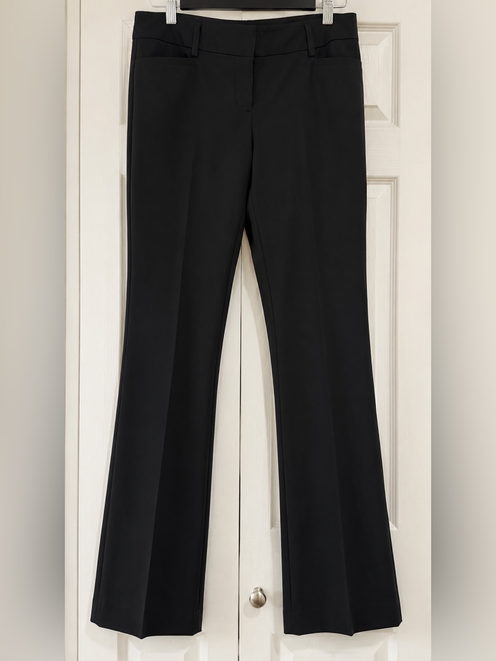 NWT Express Black Columnist Barely Boot Dress Pants Size 6R Career Work Trousers